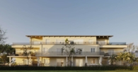 Hausansicht,Süd - “ Schon 90 % abverkauft “ KFW 40 Neubau Penthouse Wohnung in Schwabmünchen